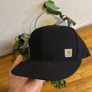 Carhartt Black Adjustable Snap Back Cap